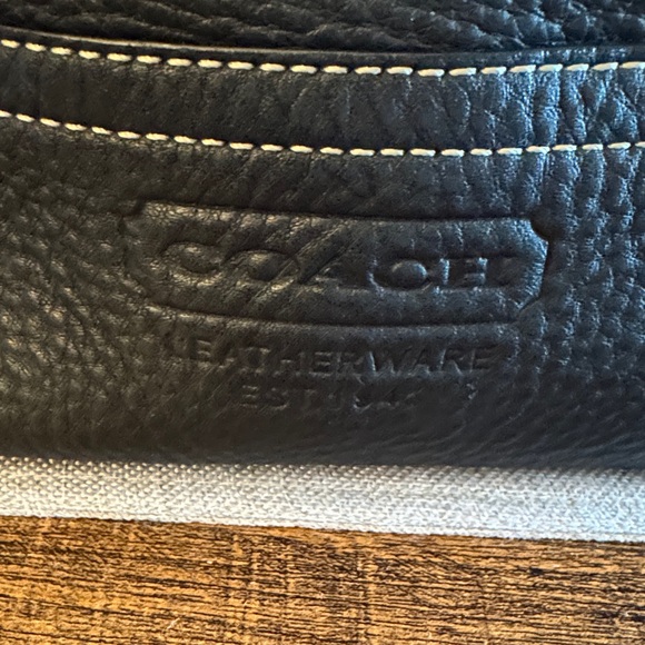 Coach Black Pebbled Leather Hobo Bag - Picture 3 of 8